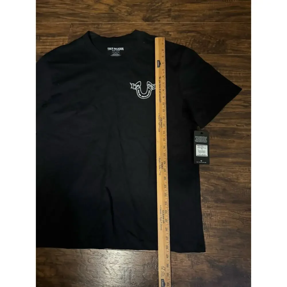 True Religion T-shirt Men's Color Black Size L
